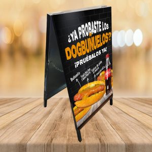 Tijera Publicitaria en Lona