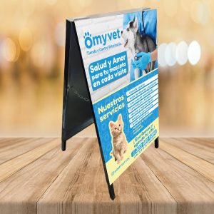 Tijera publicitaria Lámina Galvanizada