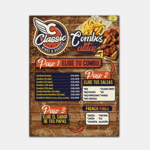 Cartas Menu
